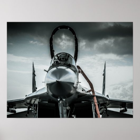 Polish Air Fortce MIG-29 Fulcrum ポスター (正面)