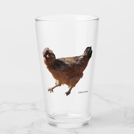 Polish Chicken glass タンブラーグラス (正面)