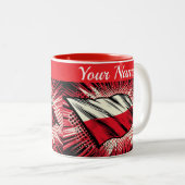 Polish flag coffee Mug ツートーンマグカップ (正面右)