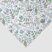 Polish Folk Art Whimsical Flower Pattern 薄葉紙 (詳細)