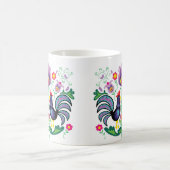Polish Folk Art Wycinanki Mug コーヒーマグカップ (中央)