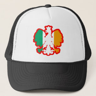 POLISH/IRISHの旗 キャップ