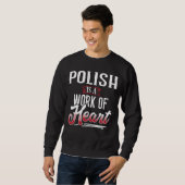 POLISH Is A Work of Hear for Women スウェットシャツ (正面フル)