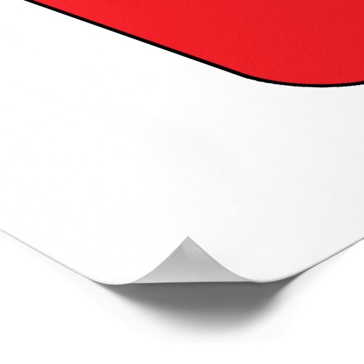 Polish Pride Eagle Print ポスター (角)