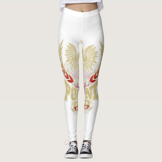 Polish Pride Shirt Eagle Poland Dyngus Day Parade レギンス (正面)