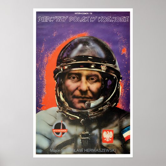 Polish Propaganda Poster- Space Station ポスター (正面)