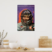 Polish Propaganda Poster- Space Station ポスター (キッチン)