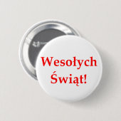 polish wesolych swiat 缶バッジ (正面&裏面)