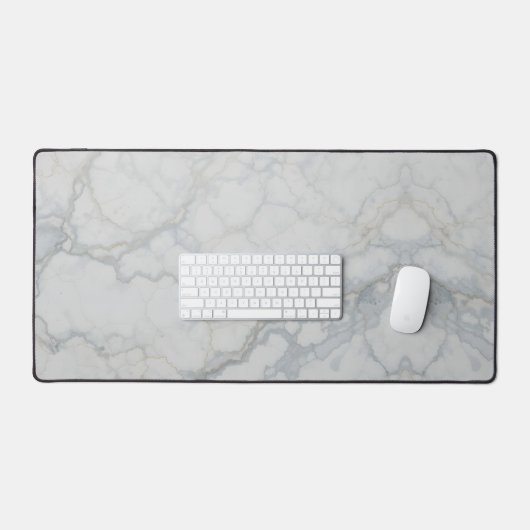 Polished Calacatta Marble Texture デスクマット (キーボード&マウス)