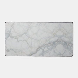 Polished Calacatta Marble Texture デスクマット