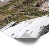 Polisnano a Mare cityビーチin Puglia poster ポスター (角)