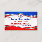 Political Campaign Business Card (Vote) 名刺 (正面)