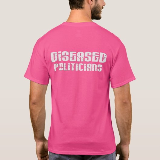 Political corruption kills children tシャツ (裏面)