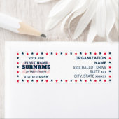 Political Election Custom Campaign Candidate Name ラベル (インサイチュ)