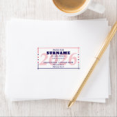 Political Election Custom Campaign Candidate Name ラベル (インサイチュ)