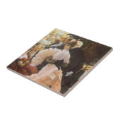 Political Lady by James Tissotヴィンテージ タイル (側面)