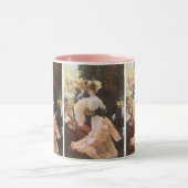 Political Lady by James Tissotヴィンテージ マグカップ (中央)