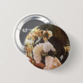 Political Lady by James Tissotヴィンテージ 缶バッジ (正面&裏面)