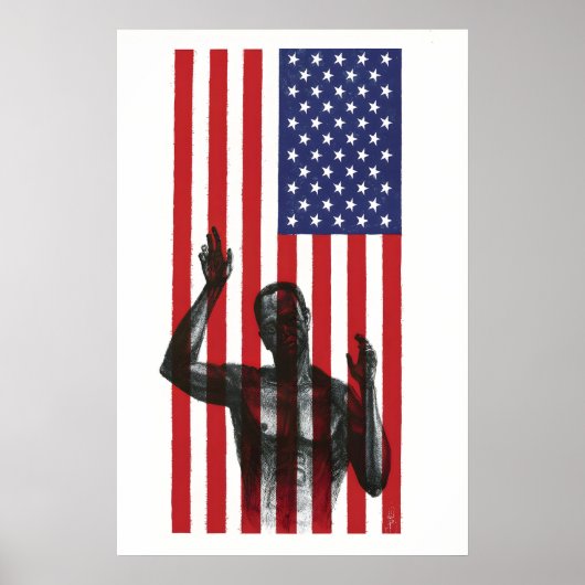 Political Poster American freedom  Human Rights ポスター (正面)