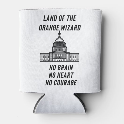 Political Satire: The Orange Wizard’s Capitol 缶クーラー (正面)