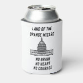 Political Satire: The Orange Wizard’s Capitol 缶クーラー (缶裏面)