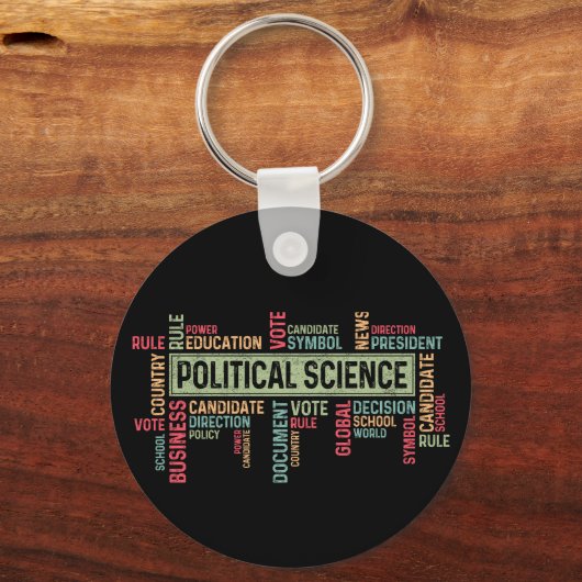 Political Science キーホルダー (裏面)