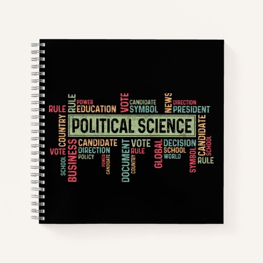 Political Science ノートブック (正面)