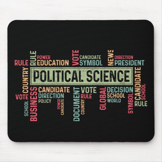 Political Science マウスパッド (正面)