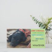 Politically correct xmas holiday christmas card シーズンカード (スタンド正面)