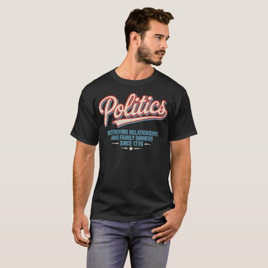 Politics (2) tシャツ (正面フル)