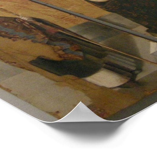 Polittico di San Gregorio – Antonello da Messina ポスター (角)