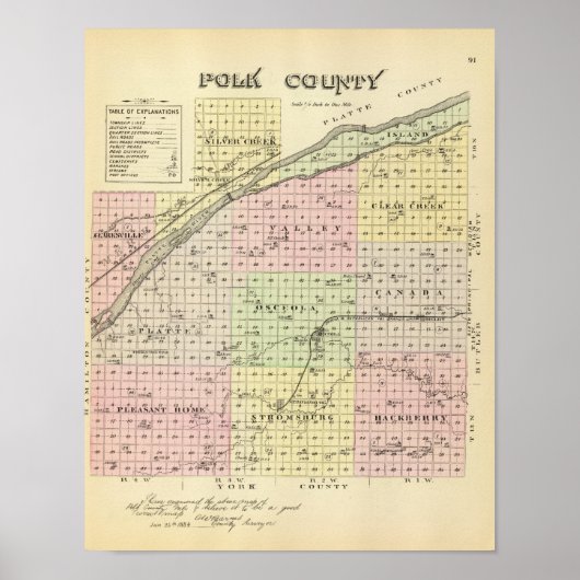 Polk County, Nebraska ポスター (正面)