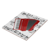 Polka、アコーディオン、楽譜 タイル (側面)