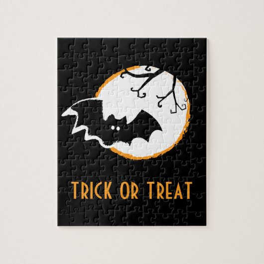 Polka Bat and Moon ジグソーパズル (縦)