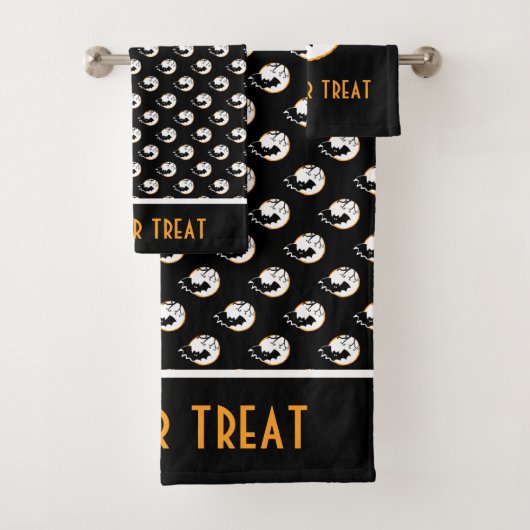 Polka Bat and Moon バスタオルセット (インサイチュ)