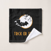 Polka Bat and Moon バスタオルセット (ウォッシュタオル)