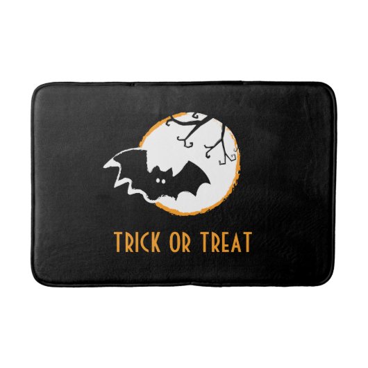 Polka Bat and Moon バスマット (正面)