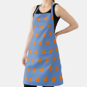 Polka Dot Apron (Blue & Orange) エプロン (インサイチュ)