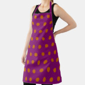 Polka Dot Apron (Magenta & Orange) エプロン (インサイチュ)