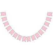 Polka Dot Blush Pink バンティングフラッグ (全)