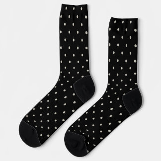Polka Dot Classic Pattern Polkadot Monochrome ソックス
