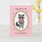 Polka Dot Creature Floral Tribute Card カード (黄色い花)