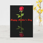 Polka Dot Crimson Bloom Card カード (黄色い花)