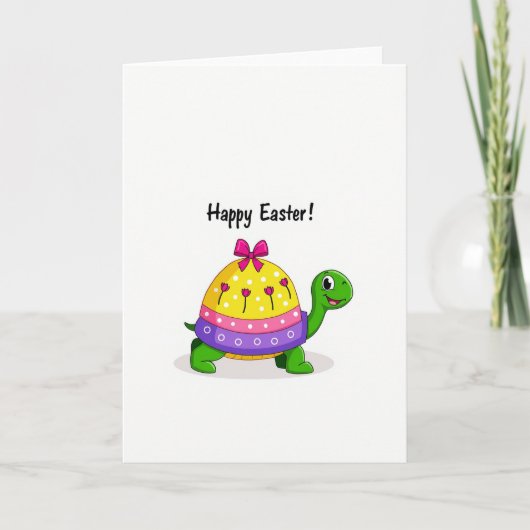 Polka Dot Easter Reptile Card カード (正面)