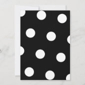 Polka Dot Fifty and Fabulous 50th Birthday Party 招待状 (裏面)