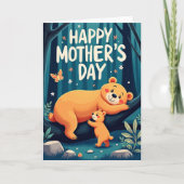 Polka Dot Forest Love Card カード (正面)