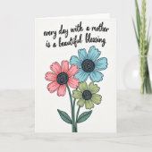 Polka Dot Mother Blessing Card カード (正面)