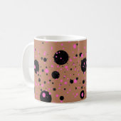 Polka Dot Mug – Stylish Coffee Cup コーヒーマグカップ (正面左)