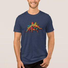 Polka Dot Party Pal: Stegosaurus Unisex T-Shirt トライブレンドＴシャツ