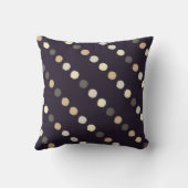 Polka dot seamless pattern. Scribble texture. Text クッション (裏面)